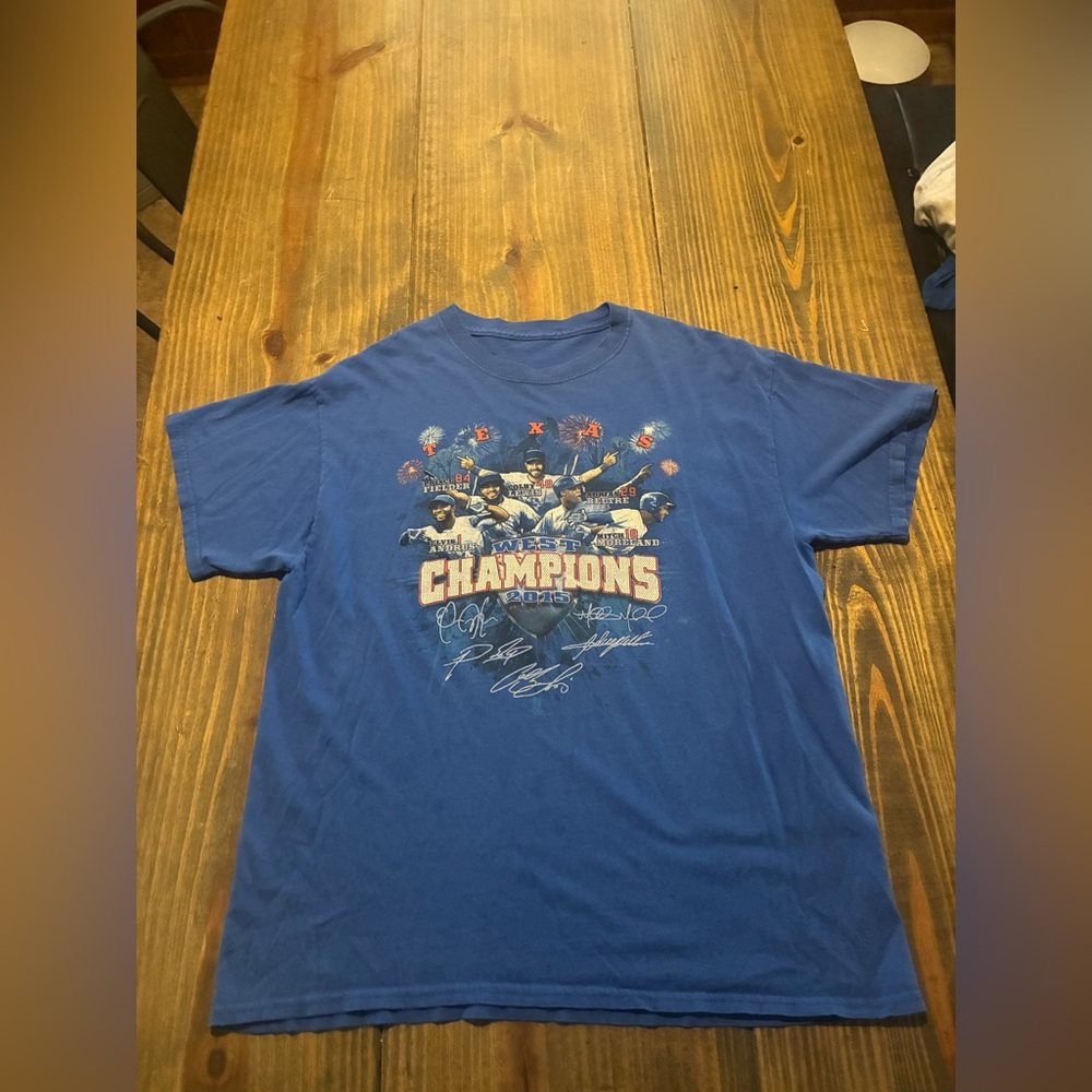 Texas ranger west champions 2015 t-shirt